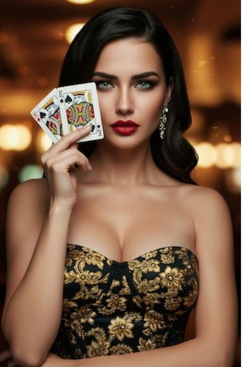 Live baccarat table with real dealer at pinoy365 casino